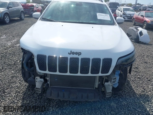 2019 Jeep Cherokee Latitude Plus with VIN 1C4PJMLX2KD432659, listed as a IAAI auction lot 42011291 with 76,015 mi miles. Bid and sale history available at carsss.com. Image 6.