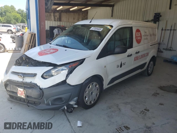 2016 Ford Transit Connect XL with VIN NM0LS7E72G1280950, listed as a Copart auction lot 57559465 with 84,630 mi miles and Salvage title. Bid and sale history available at DreamBid. Image 1.