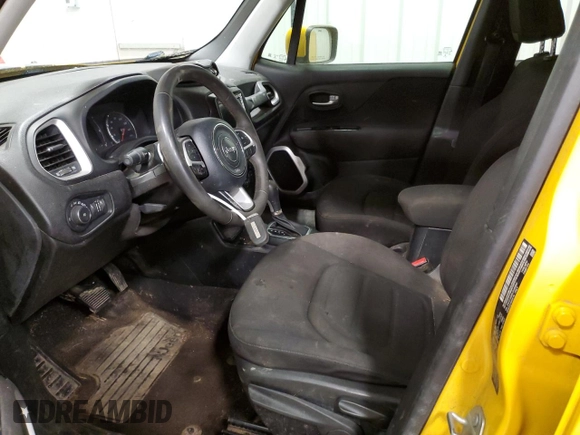 2018 Jeep Renegade Latitude with VIN ZACCJABB5JPJ68563, listed as a Copart auction lot 48377865 with Not provided miles and Salvage title. Bid and sale history available at DreamBid. Image 7.