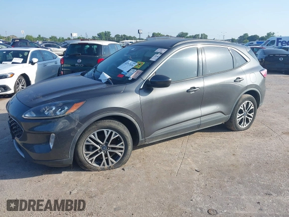 2020 Ford Escape SEL with VIN 1FMCU0H63LUA75262, listed as a IAAI auction lot 42367430 with Not provided miles and . Bid and sale history available at DreamBid. Image 2.