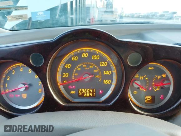 2006 Nissan Murano SL with VIN JN8AZ08W06W528134, listed as a IAAI auction lot 41826906 with 236,041 mi miles and . Bid and sale history available at DreamBid. Image 7.