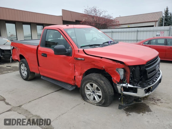 2018 Ford F-150 XL with VIN 1FTMF1EB5JFC94669, listed as a Copart auction lot 82280994 with 16,133 mi miles and Salvage Title. Bid and sale history available at carsss.com. Image 4.