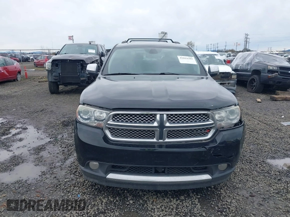 2013 Dodge Durango Citadel with VIN 1C4SDHET9DC510172, listed as a IAAI auction lot 41829385 with 133,710 mi miles and . Bid and sale history available at carsss.com. Image 12.