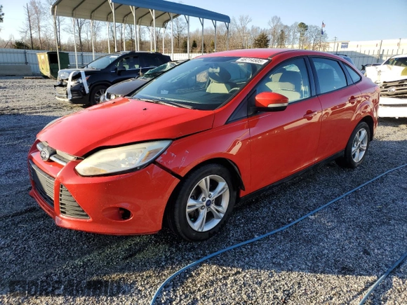 2013 Ford Focus SE with VIN 1FADP3F27DL208197, listed as a Copart auction lot 48714505 with 155,144 mi miles and Salvage Title. Bid and sale history available at carsss.com. Image 1.