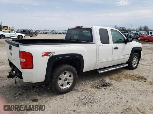 2010 Chevrolet Silverado 1500 LT with VIN 1GCSKSE30AZ142007, listed as a Copart auction lot 53021765 with 100,698 mi miles and Salvage Title. Bid and sale history available at DreamBid. Image 3.