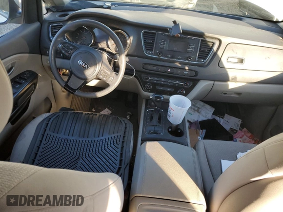 2016 Kia Sedona L with VIN KNDMA5C15G6150001, listed as a Copart auction lot 44647655 with 111,220 mi miles and Salvage Title. Bid and sale history available at carsss.com. Image 8.