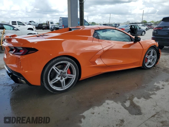 2023 Chevrolet Corvette 2LT with VIN 1G1YB3D45P5105635, listed as a Copart auction lot 59577785 with 16,595 mi miles and Salvage title. Bid and sale history available at DreamBid. Image 3.