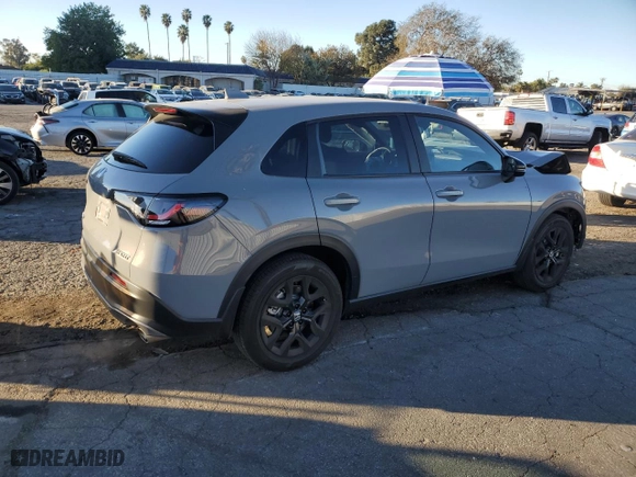 2024 Honda HR-V Sport with VIN 3CZRZ2H56RM746367, listed as a Copart auction lot 88366445 with 8,851 mi miles and Salvage Title. Bid and sale history available at carsss.com. Image 3.