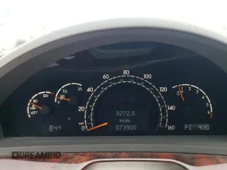 2005 Mercedes-Benz S-Class 5.0L with VIN WDBNG84J95A447218, listed as a Copart auction lot 64822944 with 73,900 mi miles and Salvage Title. Bid and sale history available at carsss.com. Image 9.