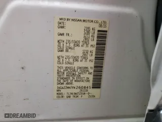 2015 Nissan Murano SL with VIN 5N1AZ2MH7FN260845, listed as a Copart auction lot 53277355 with 171,103 mi miles and Salvage Title. Bid and sale history available at carsss.com. Image 13.