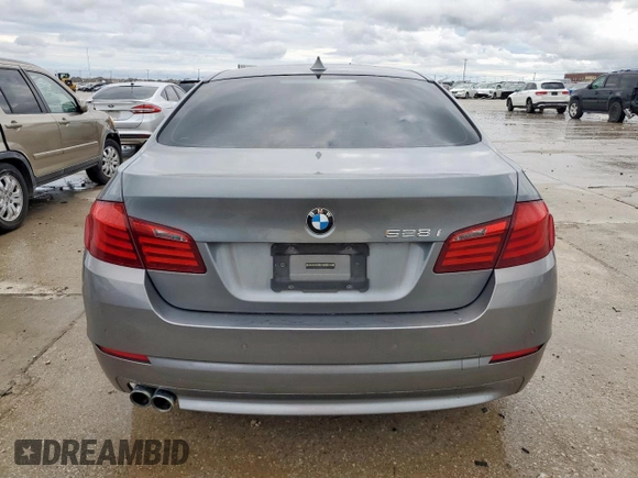 2011 BMW 5 Series 528i with VIN WBAFR1C59BC737421, listed as a Copart auction lot 55323605 with 185,676 mi miles and Clean Title. Bid and sale history available at carsss.com. Image 6.