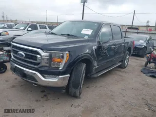 2021 Ford F-150 XL with VIN 1FTFW1E82MFC04444, listed as a IAAI auction lot 41510617 with 47,070 mi miles. Bid and sale history available at carsss.com. Image 2.