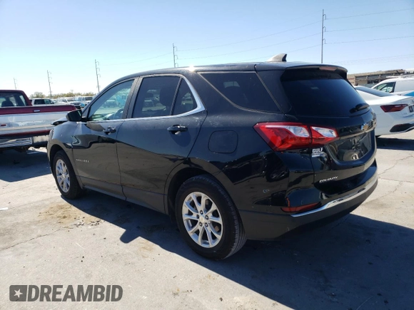 2021 Chevrolet Equinox LT with VIN 3GNAXKEV9ML316982, listed as a Copart auction lot 48827395 with 41,392 mi miles and Salvage Title. Bid and sale history available at DreamBid. Image 2.