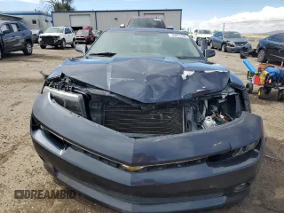 2014 Chevrolet Camaro LT with VIN 2G1FB1E32E9240136, listed as a Copart auction lot 55873705 with 132,153 mi miles and Salvage title. Bid and sale history available at DreamBid. Image 5.