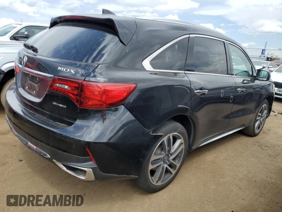 2018 Acura MDX Advance with VIN 5J8YD4H8XJL014076, listed as a Copart auction lot 66650524 with 42,482 mi miles and Clean Title. Bid and sale history available at carsss.com. Image 3.