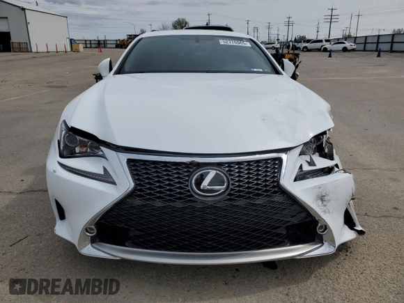 2015 Lexus RC 350 with VIN JTHSE5BC7F5000716, listed as a Copart auction lot 52376065 with 47,009 mi miles and Salvage Title. Bid and sale history available at carsss.com. Image 5.
