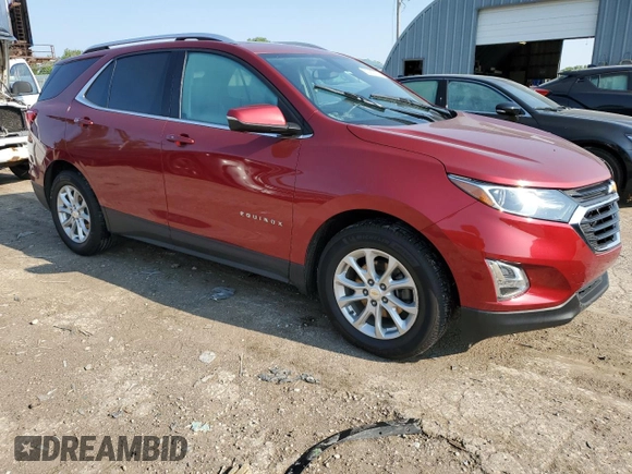 2018 Chevrolet Equinox LT with VIN 2GNAXJEV8J6342094, listed as a Copart auction lot 60083725 with Not provided miles and Salvage title. Bid and sale history available at DreamBid. Image 4.