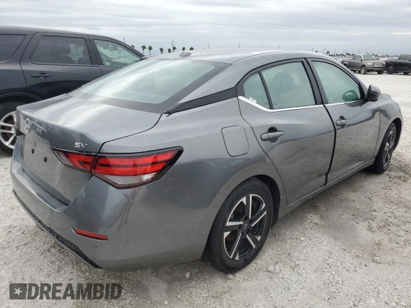 2024 Nissan Sentra SV with VIN 3N1AB8CV5RY306945, listed as a Copart auction lot 75135884 with Not Provided miles and Non Repairable. Bid and sale history available at DreamBid. Image 3.