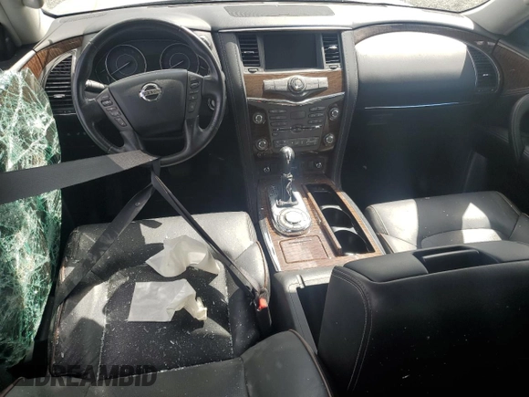 2019 Nissan Armada Platinum with VIN JN8AY2NF7K9350833, listed as a Copart auction lot 74307744 with Not Provided miles and Non Repairable. Bid and sale history available at carsss.com. Image 8.