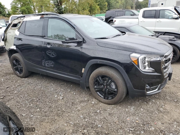 2022 GMC Terrain AT4 with VIN 3GKALYEV0NL314096, listed as a Copart auction lot 72721894 with 9,463 mi miles and Salvage Title. Bid and sale history available at carsss.com. Image 4.