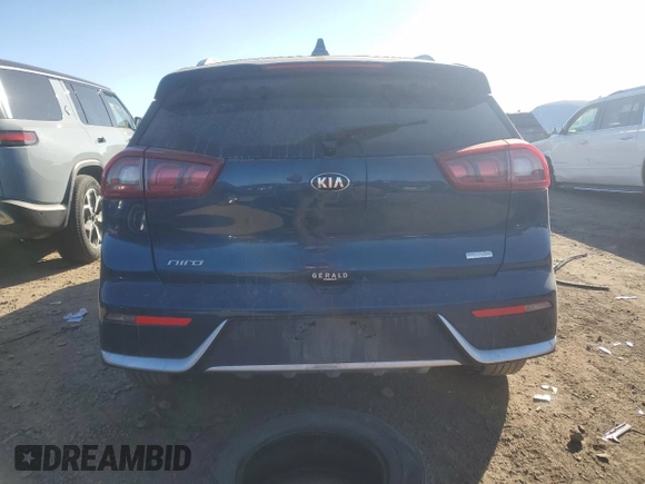 2019 Kia Niro LX with VIN KNDCB3LC2K5340545, listed as a Copart auction lot 44448285 with 49,587 mi miles and Salvage Title. Bid and sale history available at carsss.com. Image 6.