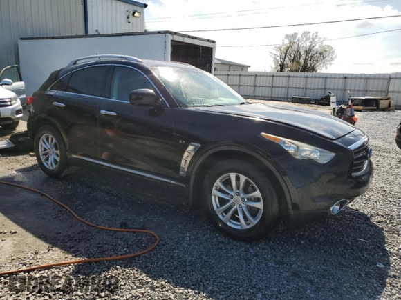 2016 Infiniti QX70 z VIN JN8CS1MW7GM752703, wystawiony jako Copart lot #45686395 z przebiegiem 146 176 mil mil oraz Szkody całkowita. Historia ofert i sprzedaży dostępna na DreamBid. Obrazek 4.