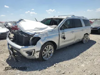 2019 Ford Expedition Max Platinum z VIN 1FMJK1MTXKEA11808, wystawiony jako Copart lot #89364815 z przebiegiem 86 662 mil mil oraz Szkoda całkowita • Salvage title. Historia ofert i sprzedaży dostępna na DreamBid. Obrazek 1.