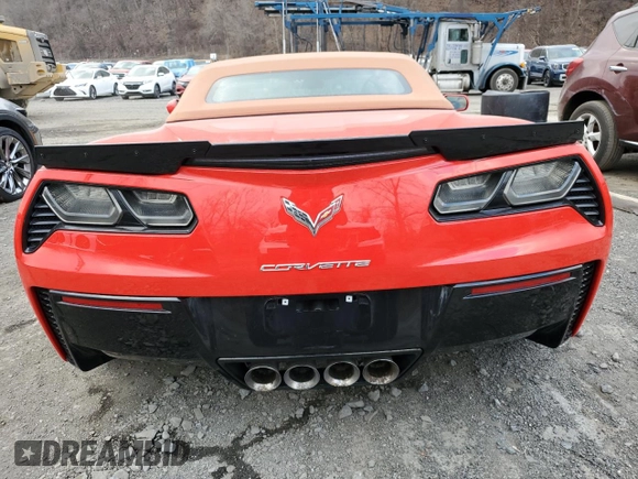 2016 Chevrolet Corvette Z06 3LZ with VIN 1G1YU3D63G5600184, listed as a Copart auction lot 88636455 with 4,042 mi miles and Salvage Title. Bid and sale history available at carsss.com. Image 6.