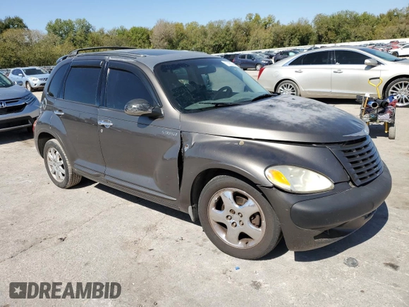 2001 Chrysler PT Cruiser with VIN 3C8FY4BB61T538939, listed as a Copart auction lot 73055744 with 196,805 mi miles and Salvage Title. Bid and sale history available at carsss.com. Image 4.
