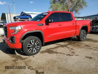 2021 GMC Sierra 1500 AT4 with VIN 3GTP9EEL9MG431846, listed as a Copart auction lot 56900745 with 41,247 mi miles and Clean title. Bid and sale history available at DreamBid. Image 1.