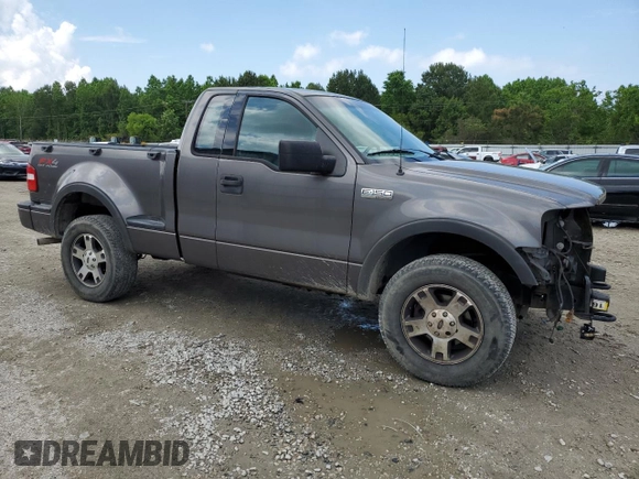 2004 Ford F-150 XLT with VIN 1FTRF04574KA07615, listed as a Copart auction lot 56535705 with 106,747 mi miles and Clean title. Bid and sale history available at DreamBid. Image 4.