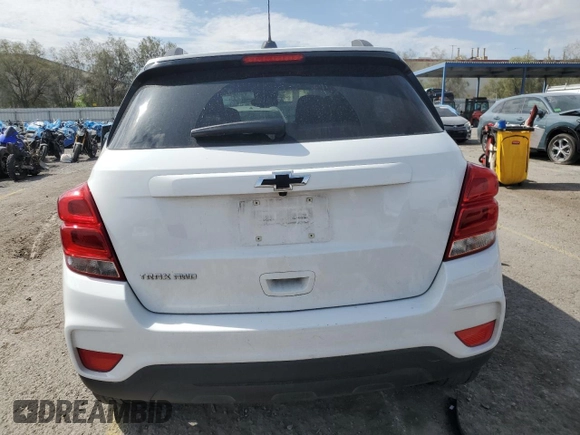 2022 Chevrolet Trax LT with VIN KL7CJPSM8NB539008, listed as a Copart auction lot 53315515 with 61,242 mi miles and Salvage title. Bid and sale history available at DreamBid. Image 6.