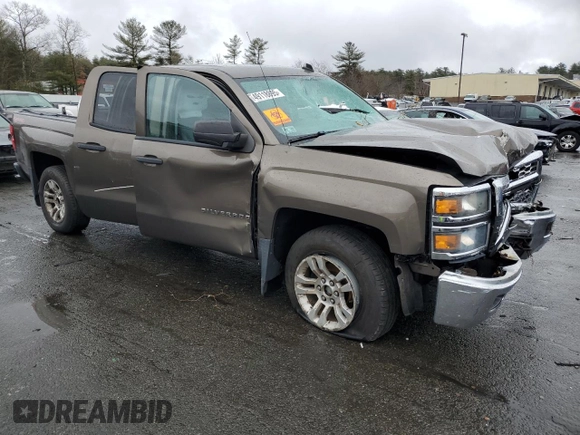 2014 Chevrolet Silverado 1500 LT with VIN 1GCVKREH4EZ197471, listed as a Copart auction lot 49118895 with Not Provided miles and Salvage Title. Bid and sale history available at DreamBid. Image 4.