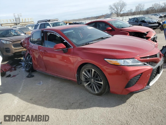 2020 Toyota Camry XSE with VIN 4T1K61AK7LU395347, listed as a Copart auction lot 46151015 with 55,913 mi miles and Salvage Title. Bid and sale history available at DreamBid. Image 4.