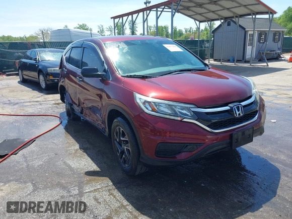 2016 Honda CR-V SE with VIN 2HKRM4H42GH715661, listed as a IAAI auction lot 42077889 with 77,402 mi miles and . Bid and sale history available at carsss.com. Image 1.