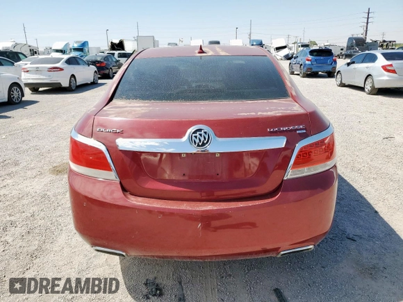2011 Buick LaCrosse CXS with VIN 1G4GE5ED6BF273268, listed as a Copart auction lot 64461345 with 168,523 mi miles and Clean title. Bid and sale history available at DreamBid. Image 6.