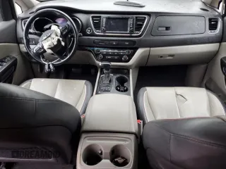 2017 Kia Sedona LX with VIN KNDMB5C13H6250709, listed as a Copart auction lot 87812505 with 0 mi miles and Salvage Title. Bid and sale history available at carsss.com. Image 8.