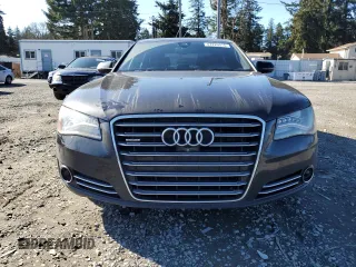 2013 Audi A8 4.0L with VIN WAUR2AFD4DN010442, listed as a Copart auction lot 47220315 with 154,058 mi miles and Clean title. Bid and sale history available at DreamBid. Image 5.