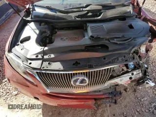 2010 Lexus RX 450h with VIN JTJZB1BA1A2002839, listed as a Copart auction lot 46284065 with 218,698 mi miles and Salvage Title. Bid and sale history available at DreamBid. Image 12.