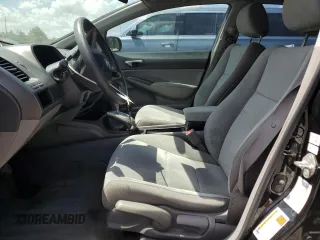 2010 Honda Civic LX with VIN 2HGFA1F52AH540836, listed as a Copart auction lot 55409495 with 117,035 mi miles and Salvage Title. Bid and sale history available at DreamBid. Image 7.