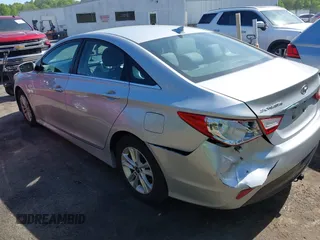 2014 Hyundai Sonata GLS with VIN 5NPEB4AC9EH852955, listed as a IAAI auction lot 42048474 with 107,357 mi miles and . Bid and sale history available at carsss.com. Image 3.