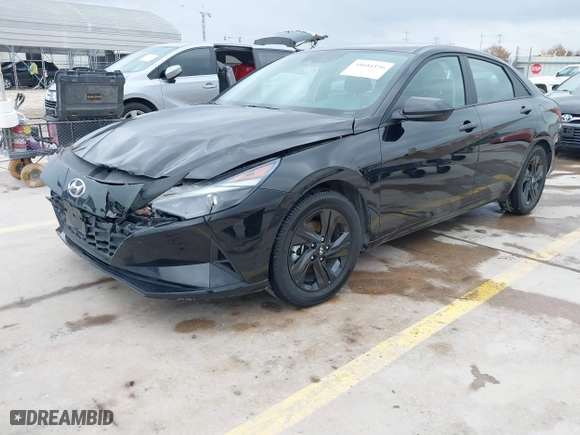 2023 Hyundai Elantra SEL with VIN KMHLM4AG0PU520797, listed as a IAAI auction lot 41681156 with 37,184 mi miles. Bid and sale history available at carsss.com. Image 18.