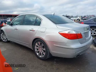 2009 Hyundai Genesis with VIN KMHGC46E29U036130, listed as a IAAI auction lot 41136708 with 145,256 mi miles and . Bid and sale history available at DreamBid. Image 3.