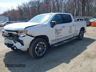 2025 Chevrolet Silverado 1500 with VIN 3GCUKJEL2SG115606, listed as a IAAI auction lot 41917657 with 10,413 mi miles and . Bid and sale history available at DreamBid. Image 2.