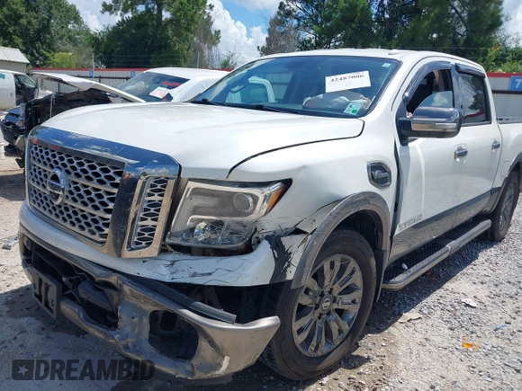 2017 Nissan Titan SV with VIN 1N6AA1E63HN526560, listed as a IAAI auction lot 42487006 with 155,505 mi miles and . Bid and sale history available at DreamBid. Image 6.