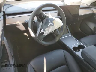 2022 Tesla Model 3 Long Range with VIN 5YJ3E1EB2NF359955, listed as a Copart auction lot 49778615 with Not Provided miles and Salvage Title. Bid and sale history available at DreamBid. Image 8.