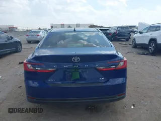 2025 Toyota Camry LE with VIN 4T1DAACK0SU091506, listed as a IAAI auction lot 41880460 with 8,407 mi miles and . Bid and sale history available at DreamBid. Image 16.