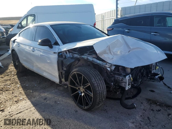 2019 Audi A5 Sportback Premium Plus with VIN WAUENCF57KA047483, listed as a Copart auction lot 76003493 with 48,528 mi miles. Bid and sale history available at carsss.com. Image 4.