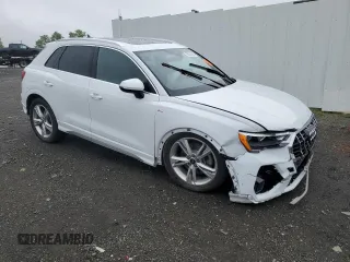 2021 Audi Q3 S line Premium with VIN WA1DECF36M1025713, listed as a Copart auction lot 55221215 with Not provided miles and Salvage title. Bid and sale history available at DreamBid. Image 4.