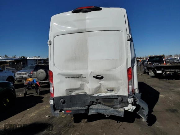 2024 Ford Transit Cargo with VIN 1FTBR3U89RKA32219, listed as a Copart auction lot 43834925 with 11,691 mi miles and Salvage title. Bid and sale history available at DreamBid. Image 6.